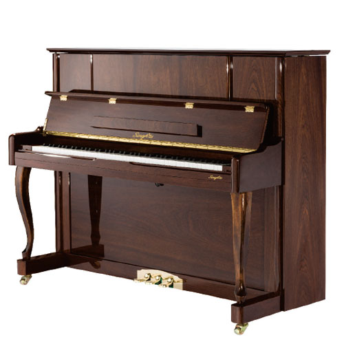 SingArts GA3Y Upright Piano(Colourful Series), Teak Gloss Finish, Height 123cm