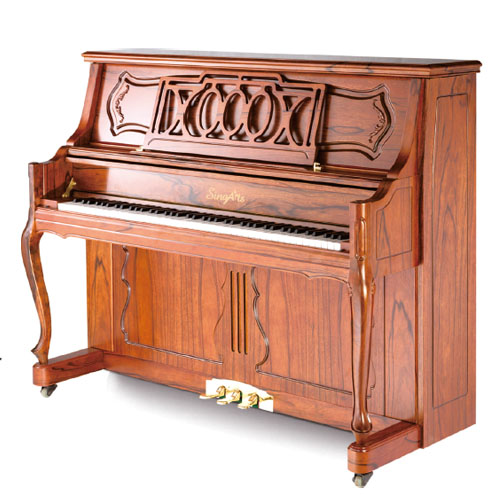 SingArts GC5T Upright Piano(Cadenza Series), Walnut Matt Finish, Height 125cm