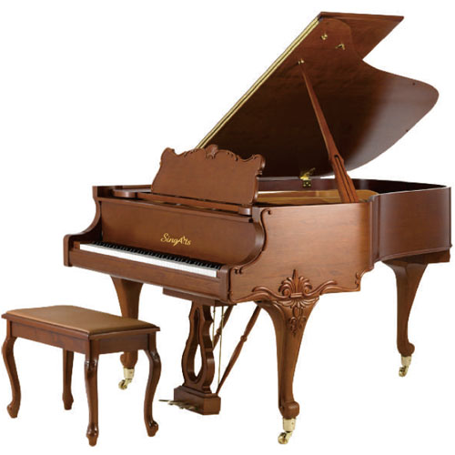 SingArts YC3 Grand Piano(Dream Series), Teak Matt Finish, Length 152cm